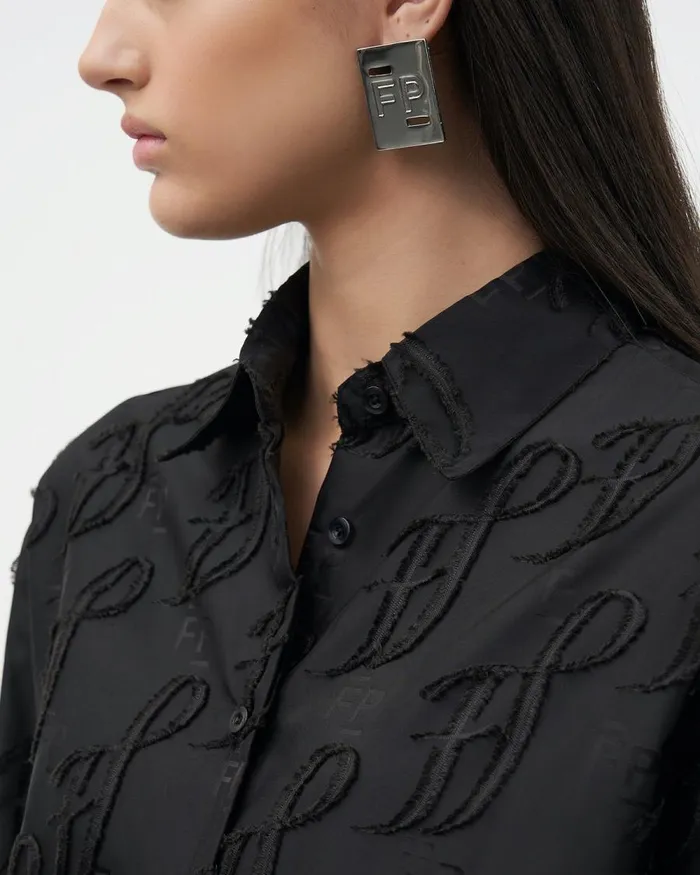 Women Filling Pieces TShirts and Shirts Studio Shirt Monogram Black