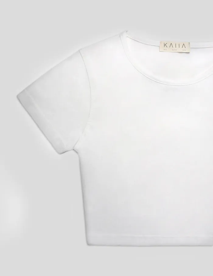 Women FITTED TSHIRT WHITE White Public Desire Tops Women FITTED TSHIRT WHITE White Public Desire Tops