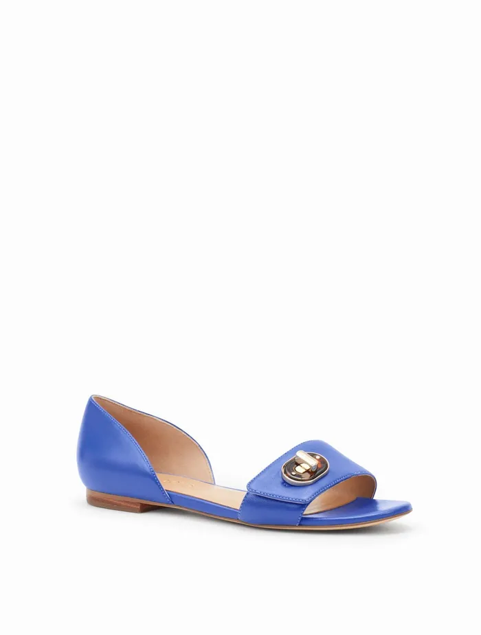 Women Flats Talbots Leona D039Orsay Flats Biscayne Blue