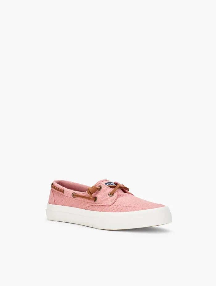 Women Flats Talbots Sperry Crest Vibe Boat Shoes Olive