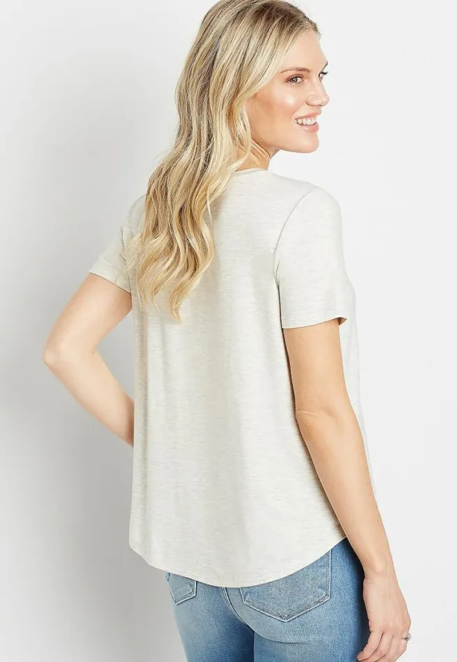 Women Four Leaf Clover Graphic Tee Maurices Tops