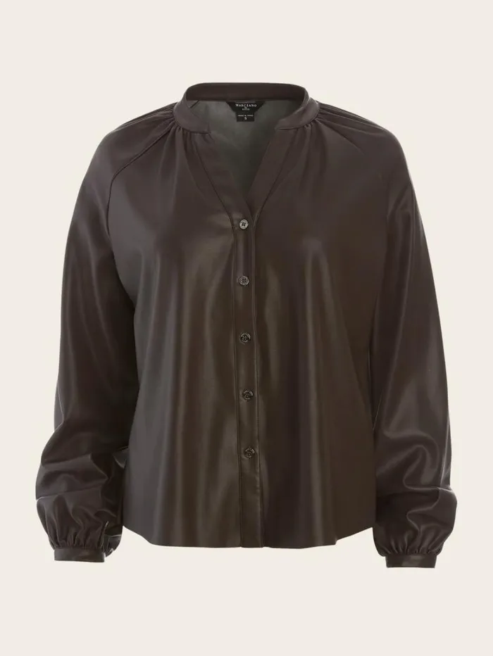 Women Foxton Blouse Dark Roast Marciano Tops And Sweaters