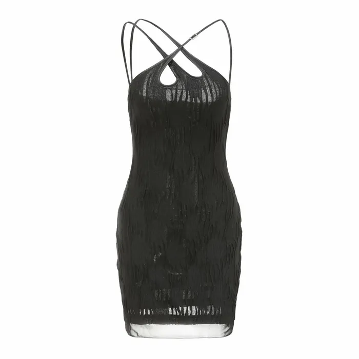 Women Franca Black Evening Dress Nana Jacqueline LBD
