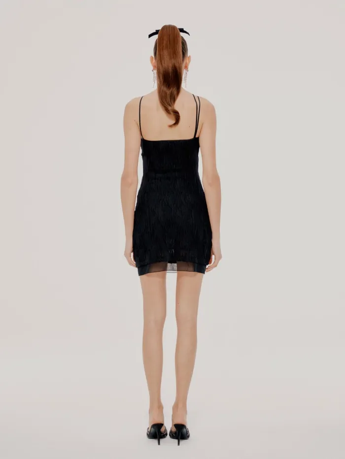 Women Franca Black Evening Dress Nana Jacqueline LBD
