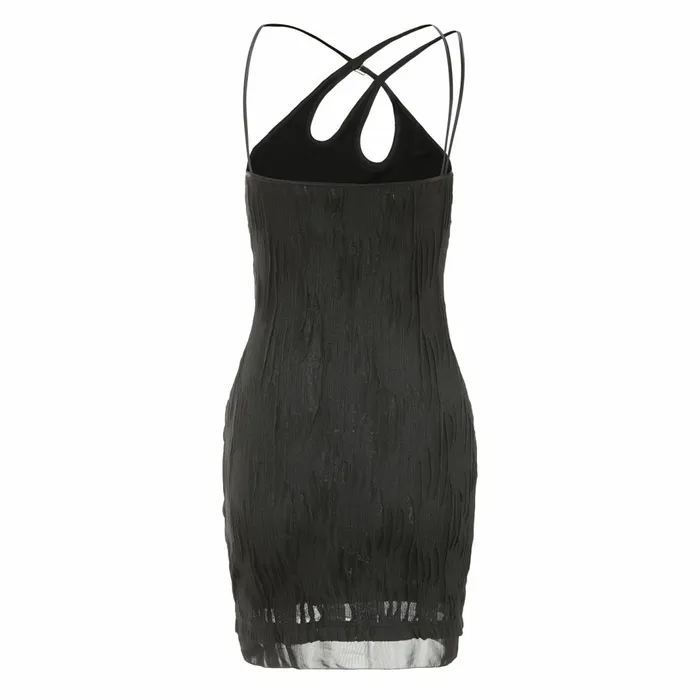 Women Franca Black Evening Dress Nana Jacqueline LBD