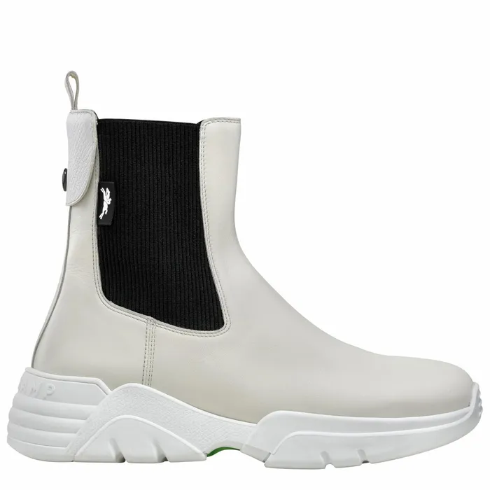 Women Freeminder Low Boots Ecru Longchamp Boots and Booties