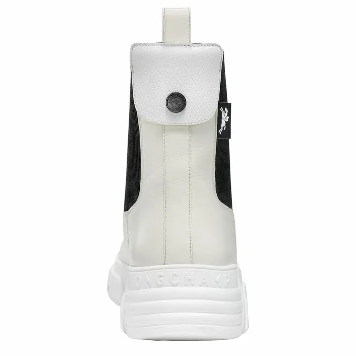 Women Freeminder Low Boots Ecru Longchamp Boots and Booties