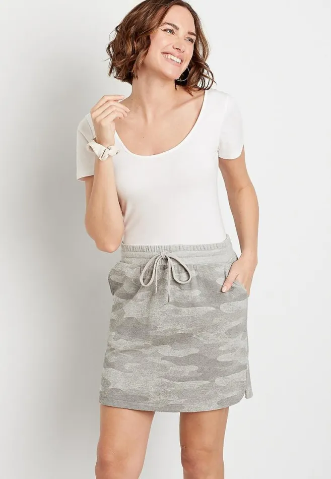 Women French Terry Skirt Maurices Bottoms