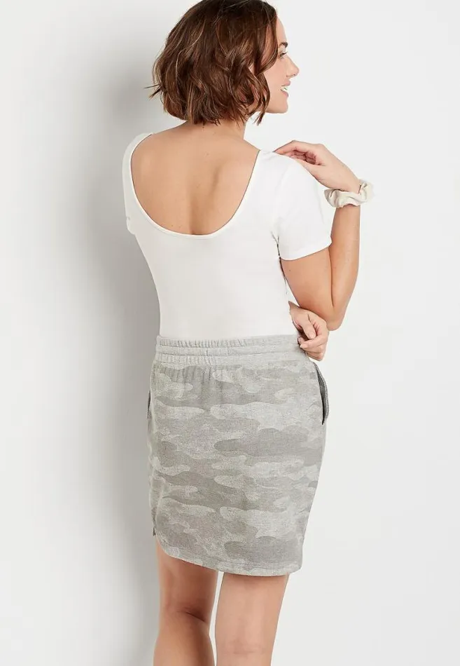 Women French Terry Skirt Maurices Bottoms