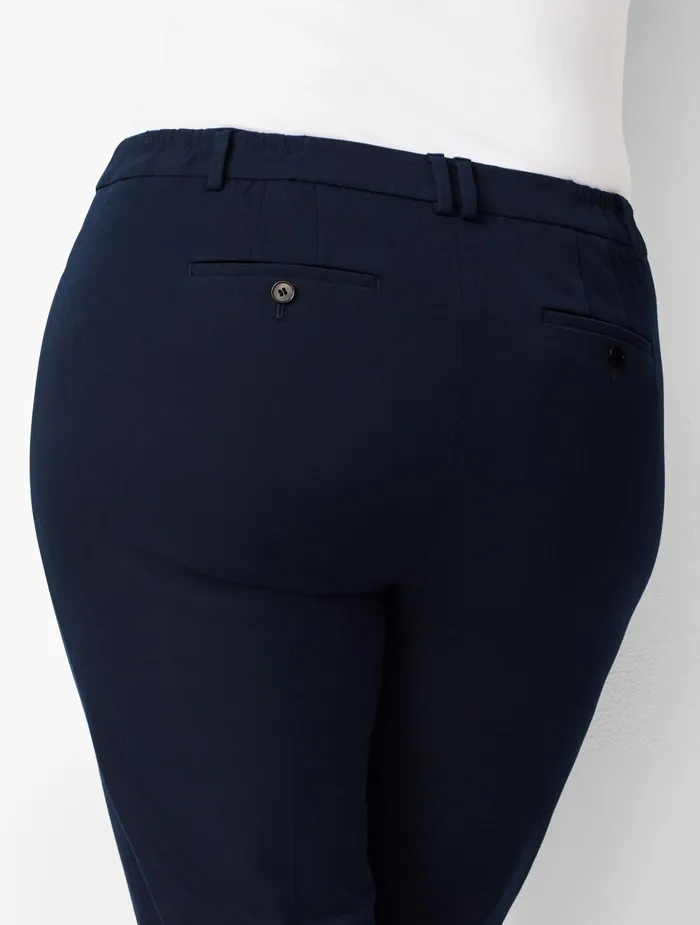 Women Full Length Talbots Refined BiStretch Barely Boot Pants Black