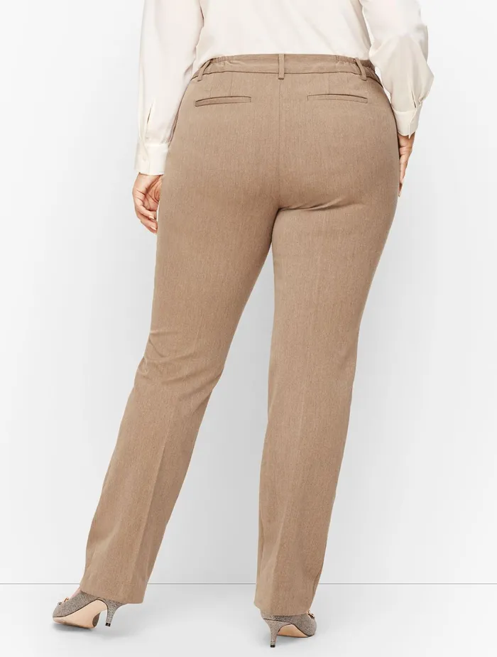 Women Full Length Talbots Refined BiStretch Barely Boot Pants Black