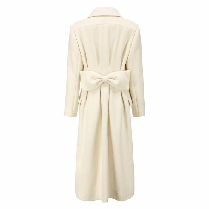 Women Gabriella Coat In White Nana Jacqueline Outerwear