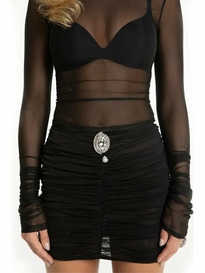 Women Gabrielle Mesh Skirt Nana Jacqueline Skirts
