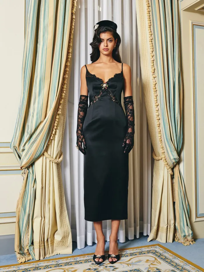 Women Geneveive Lace and Diamond Dress Nana Jacqueline Maxi
