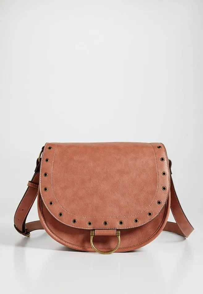 Women Grommet Crossbody Saddle Bag Maurices Bags