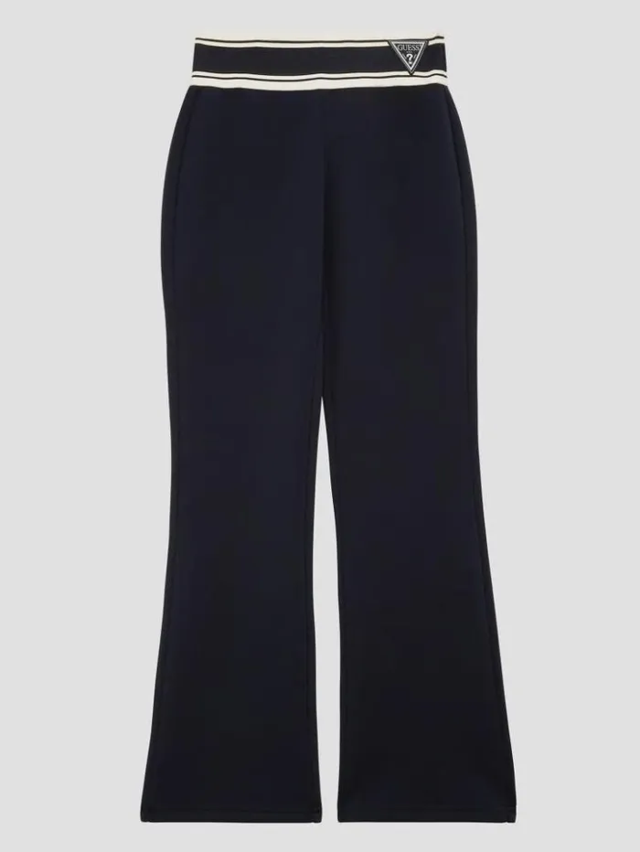 Women GUESS Activewear Eco Ann Scuba Long Pants Daring Ocean