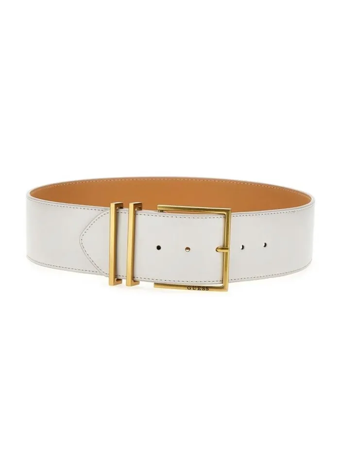 Women GUESS Belts Angela Waist Belt Ice