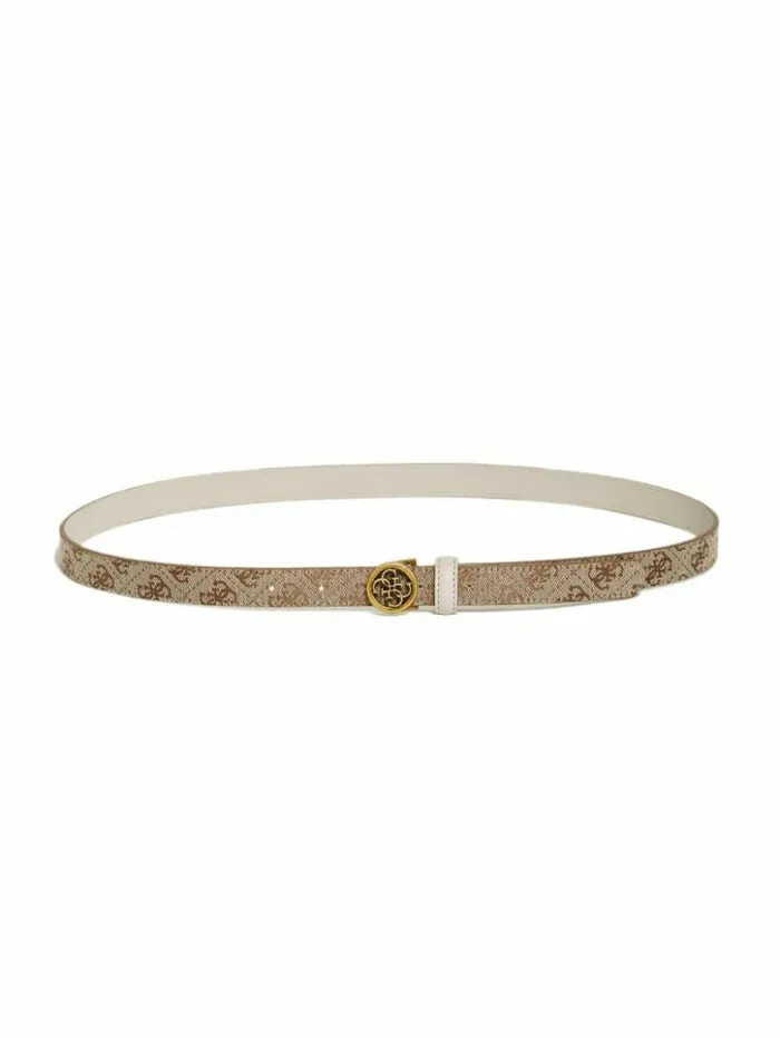 Women GUESS Belts Aviana Skinny Belt Light Sandblast