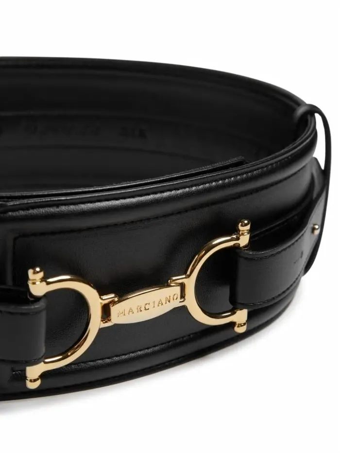 Women GUESS Belts Odette Waist Belt Black