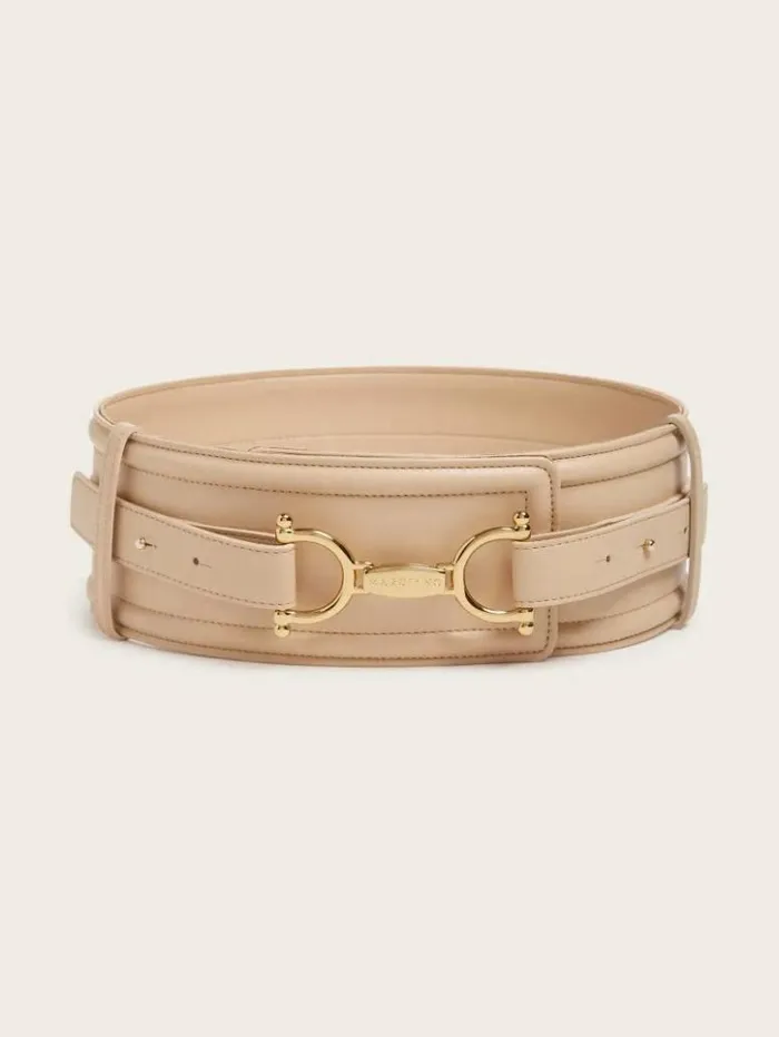 Women GUESS Belts Odette Waist Belt Blonde Ambition Multi