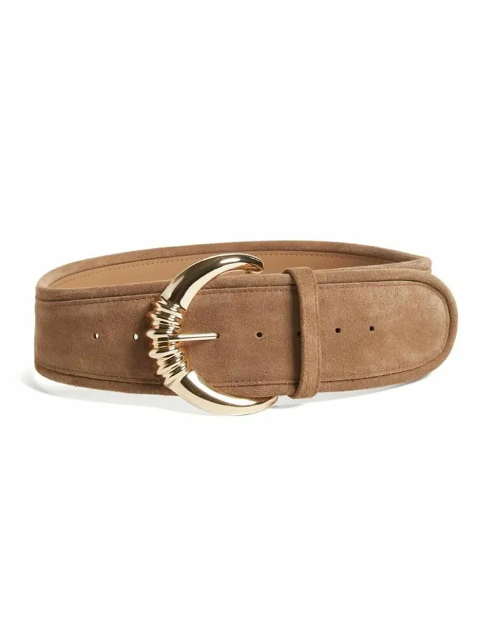 Women GUESS Belts Suede Waist Belt Macchiato Multi