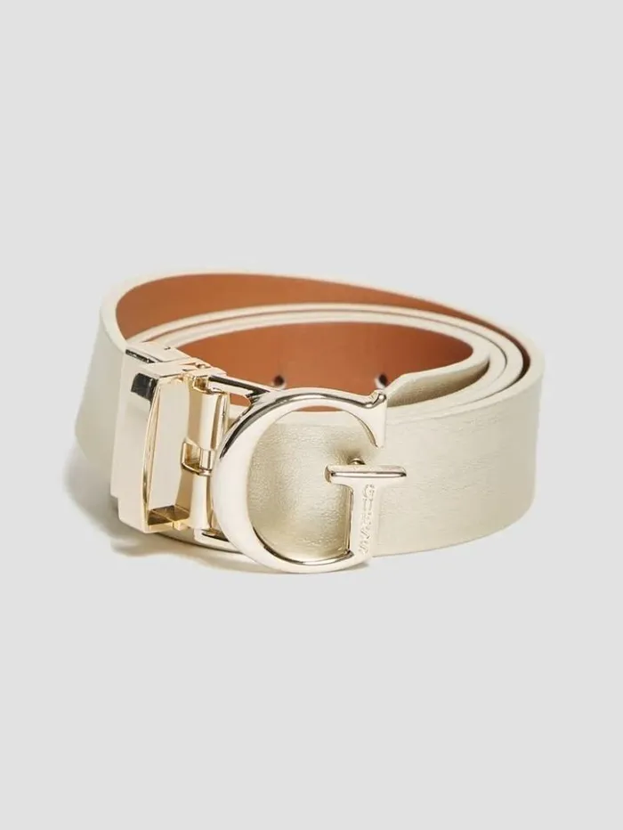 Women GUESS Belts Vera G Belt Goldcognac