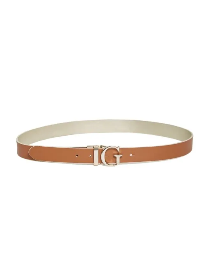 Women GUESS Belts Vera G Belt Goldcognac