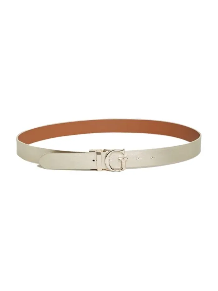 Women GUESS Belts Vera G Belt Goldcognac