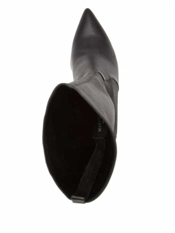 Women GUESS Boots and Booties Campbell Tall Boots Black Snakeskin