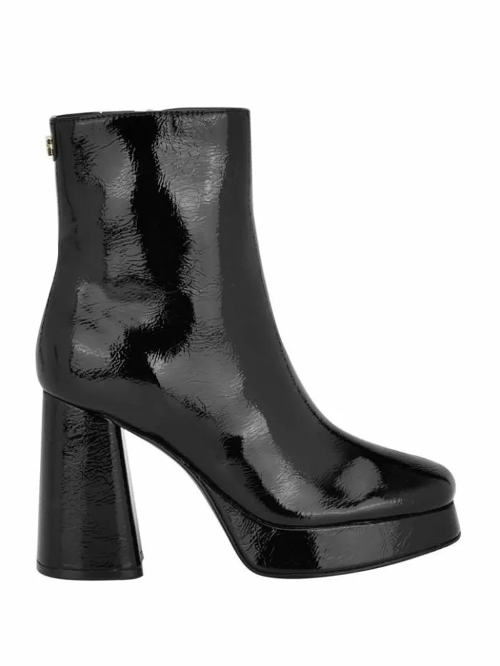 Women GUESS Boots and Booties Danca Platform Booties Black 002