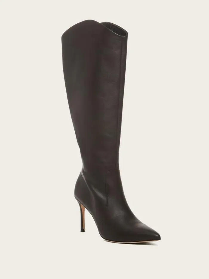 Women GUESS Boots and Booties Houston Tall Boots Bitter Chocolate