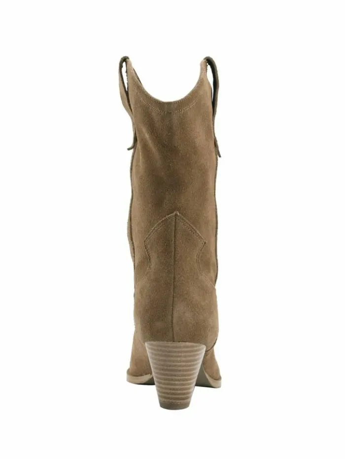 Women GUESS Boots and Booties Odilia Cowboy Boots Medium Brown