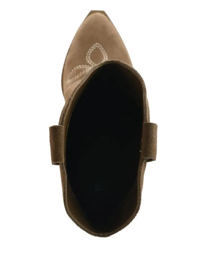 Women GUESS Boots and Booties Odilia Cowboy Boots Medium Brown