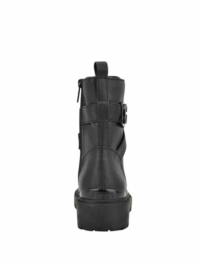 Women GUESS Boots and Booties Orana Combat Booties Black