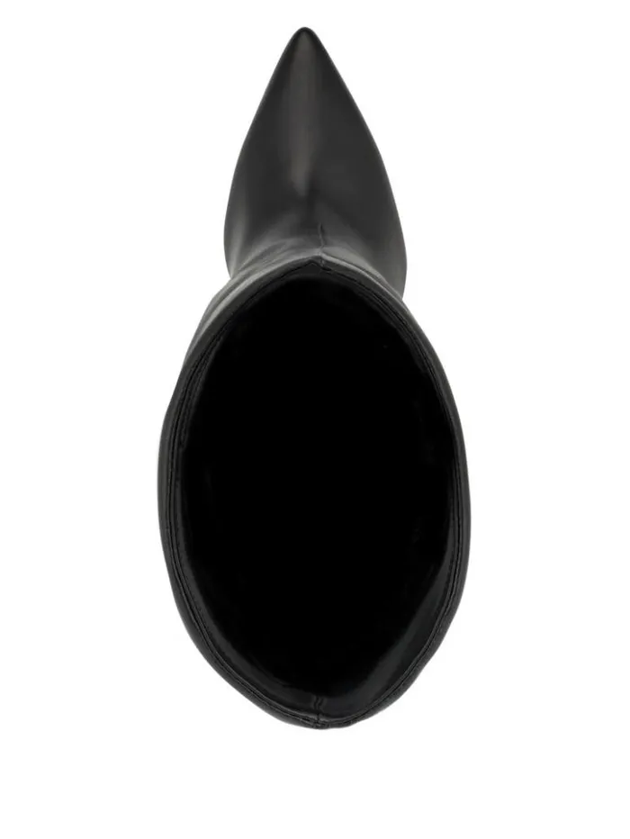 Women GUESS Boots and Booties Sabola FoldOver KneeHigh Boots Black 002