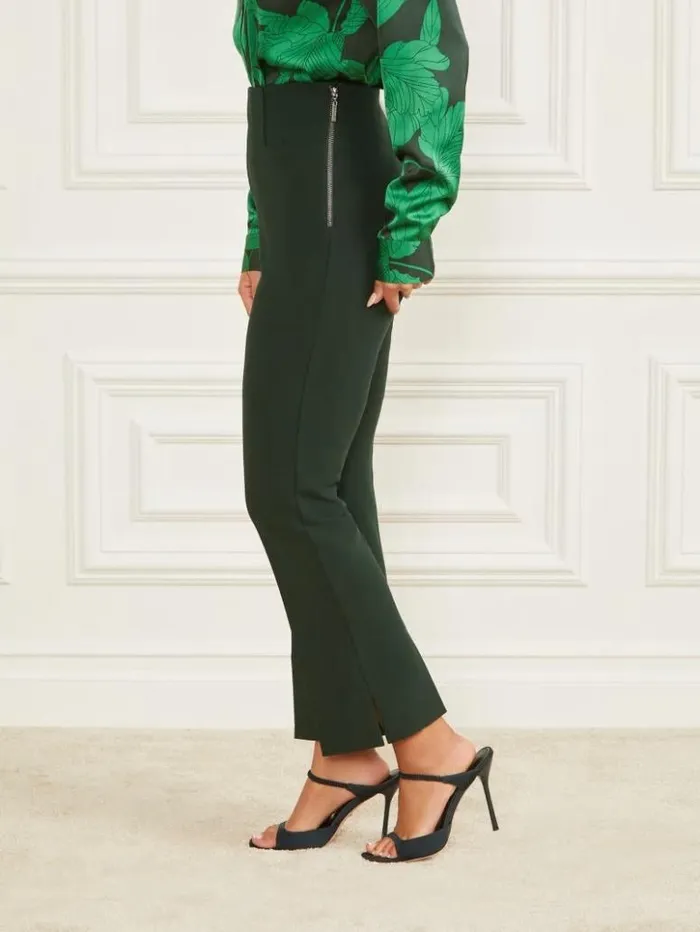 Women GUESS Bottoms Braxton Pant Chenille Green