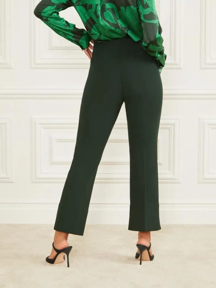 Women GUESS Bottoms Braxton Pant Chenille Green