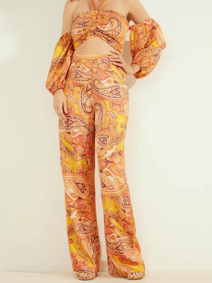 Women GUESS Bottoms Cabo Paisley Pant Cabo Paisley