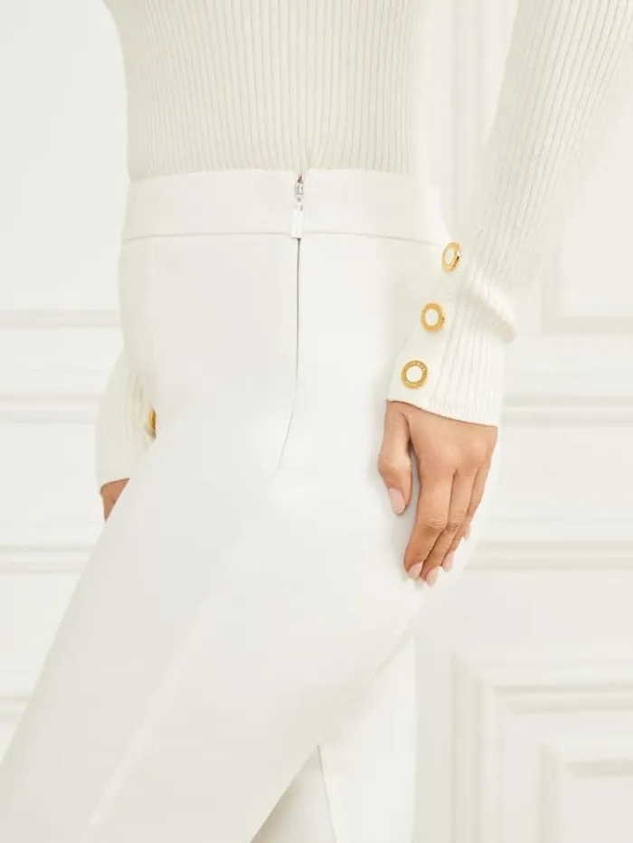 Women GUESS Bottoms Chloe Flared Pant Sandy Shore