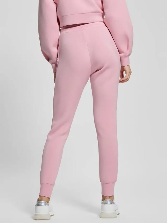 Women GUESS Bottoms Eco Allie Scuba Active Pants Face Powder