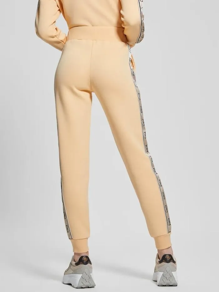 Women GUESS Bottoms Eco Britney Joggers Sandy Peach