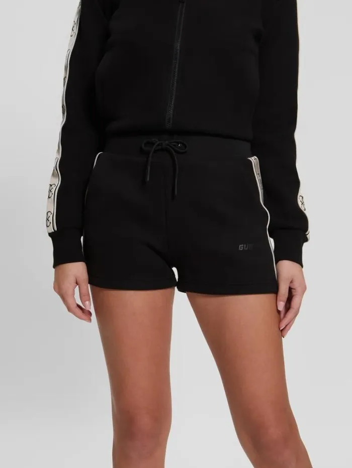 Women GUESS Bottoms Eco Britney Sweat Shorts Black
