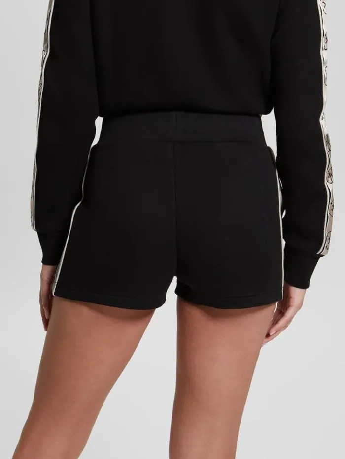 Women GUESS Bottoms Eco Britney Sweat Shorts Black