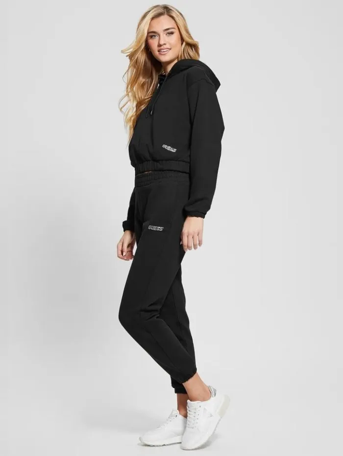 Women GUESS Bottoms Eleanora Joggers Black