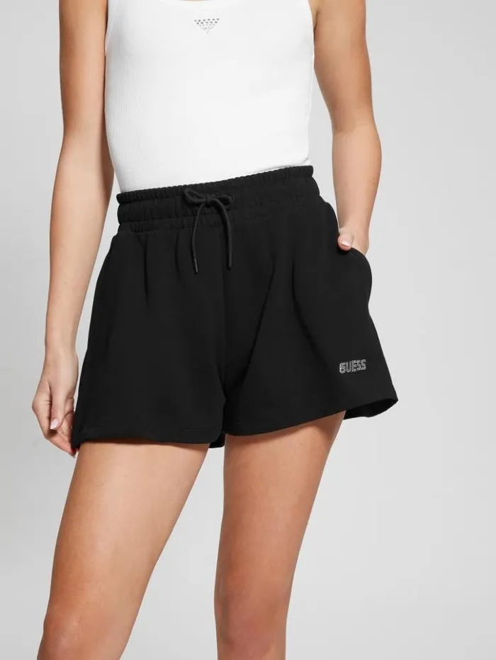 Women GUESS Bottoms Eleanora Shorts Black