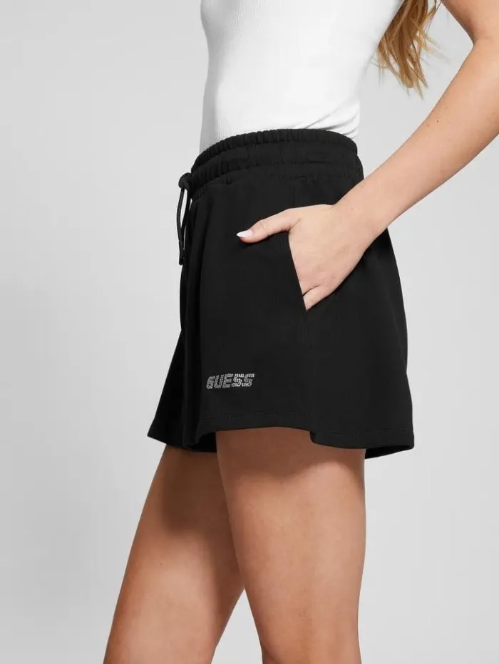 Women GUESS Bottoms Eleanora Shorts Black