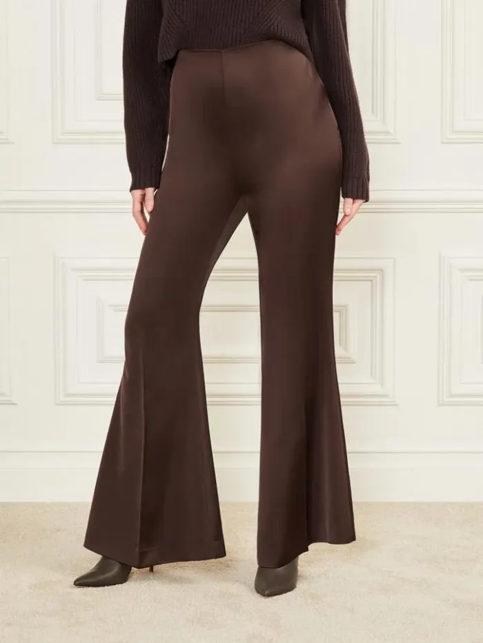 Women GUESS Bottoms Kellis Flare Pant Cold Brew