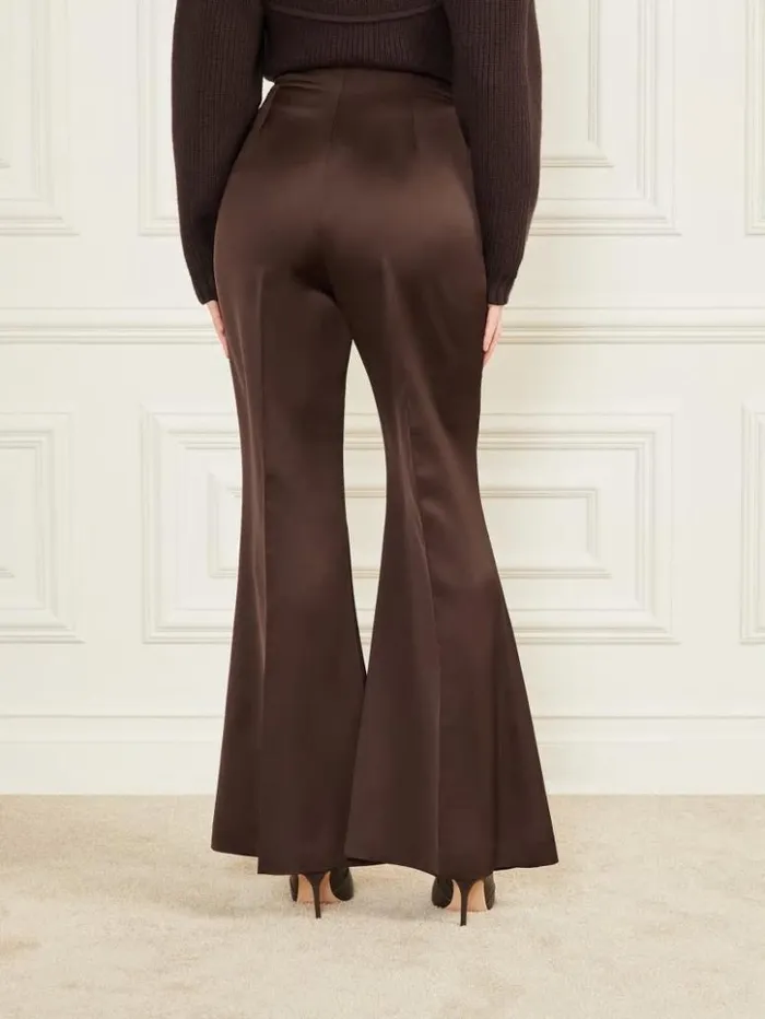 Women GUESS Bottoms Kellis Flare Pant Cold Brew