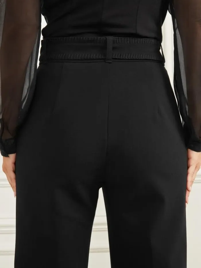 Women GUESS Bottoms Lilabeth Flared Pant Black