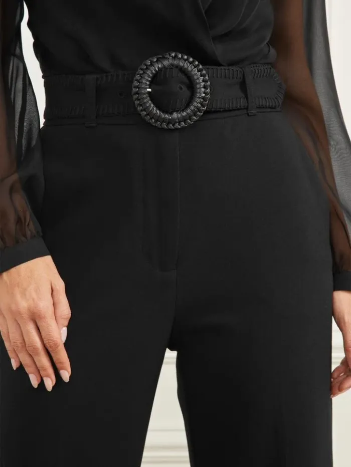 Women GUESS Bottoms Lilabeth Flared Pant Black